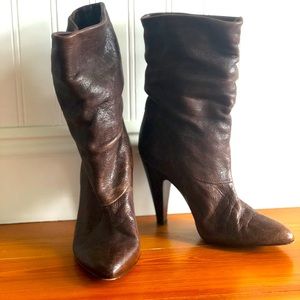BCBG slouchy ankle boots